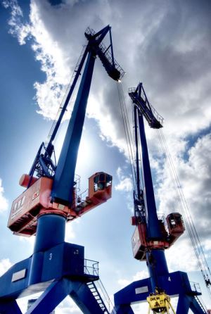 Gradnja luka Jib Crane strojevi dizalice 20 tona za prodaju