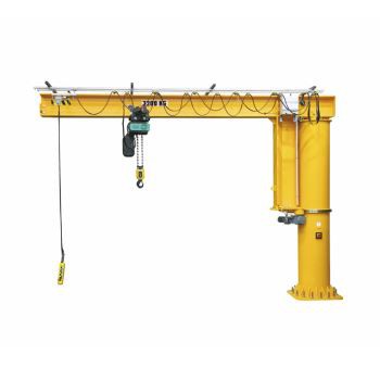 Electric Motor Rotary Free Standing Jib Crane 1 Ton